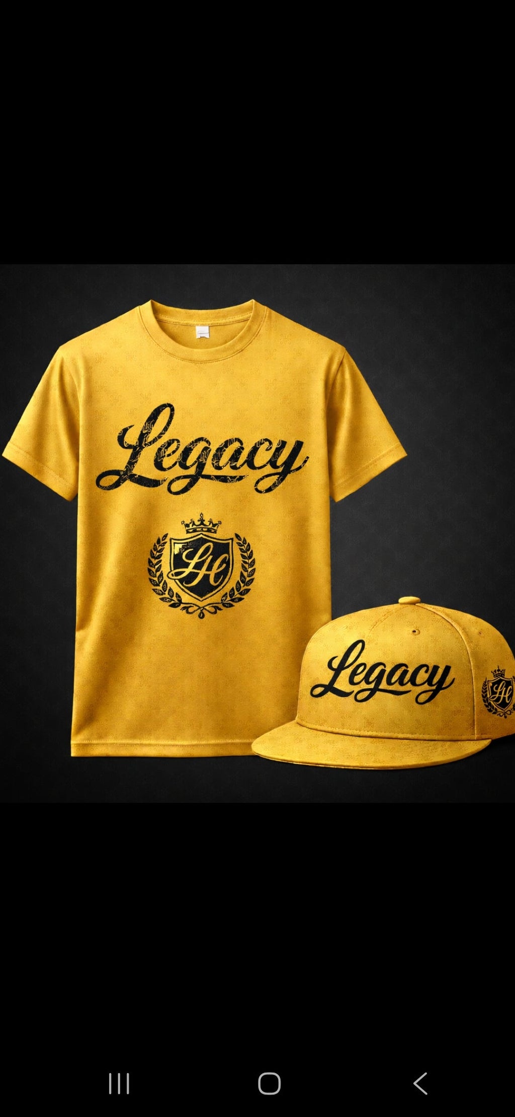 Legacy Forged Crest Signature Set (T-Shirt & Snapback)