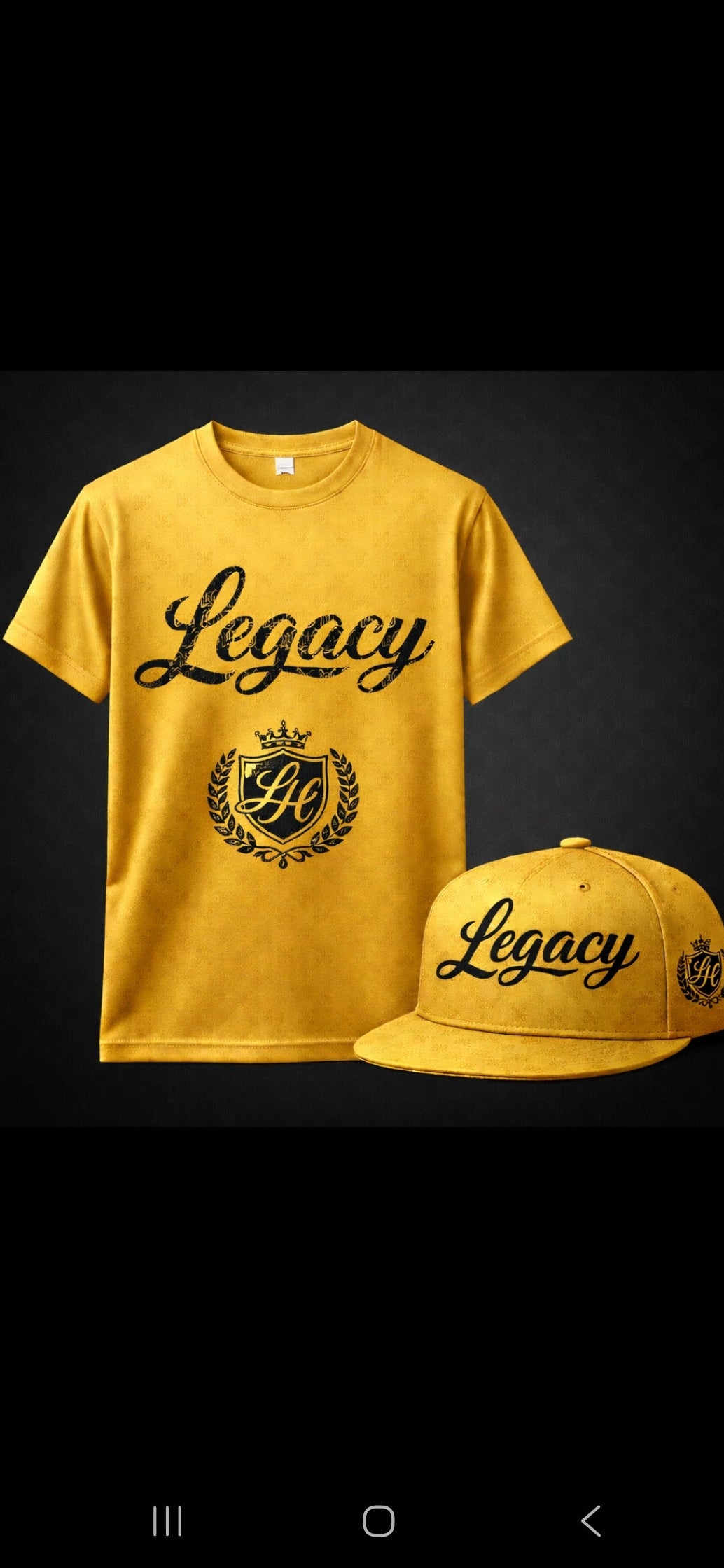 Legacy Forged Crest Signature Set (T-Shirt & Snapback)